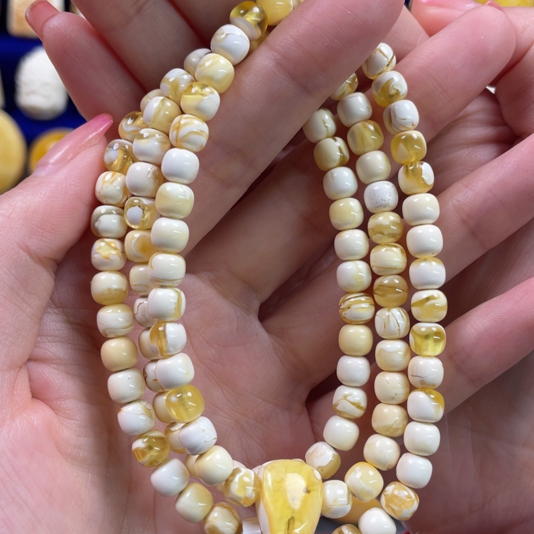 蜜蜡裸石未镶嵌琥珀蜜蜡