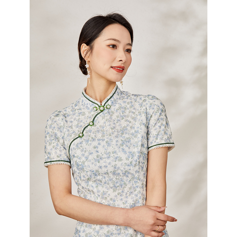 【媛媛女王专享】品玉复古民国风改良旗袍女年轻款P31TQ1320