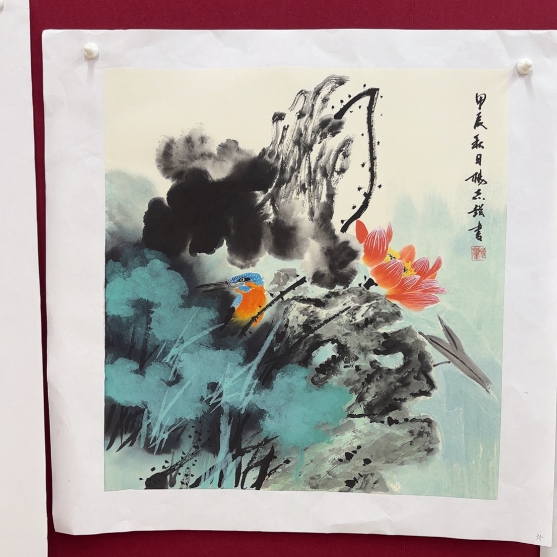 听***雨国画卡纸的制作方法是