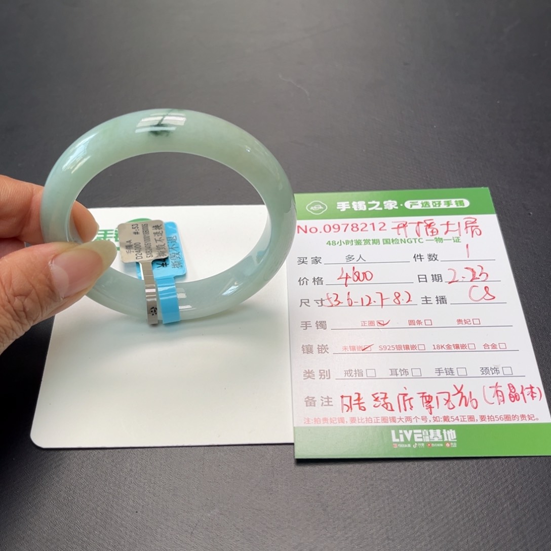 翡翠手镯未镶嵌多人