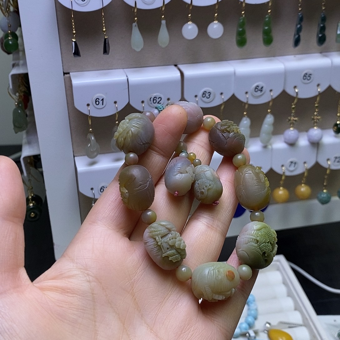 玛瑙/玉髓未镶嵌手链