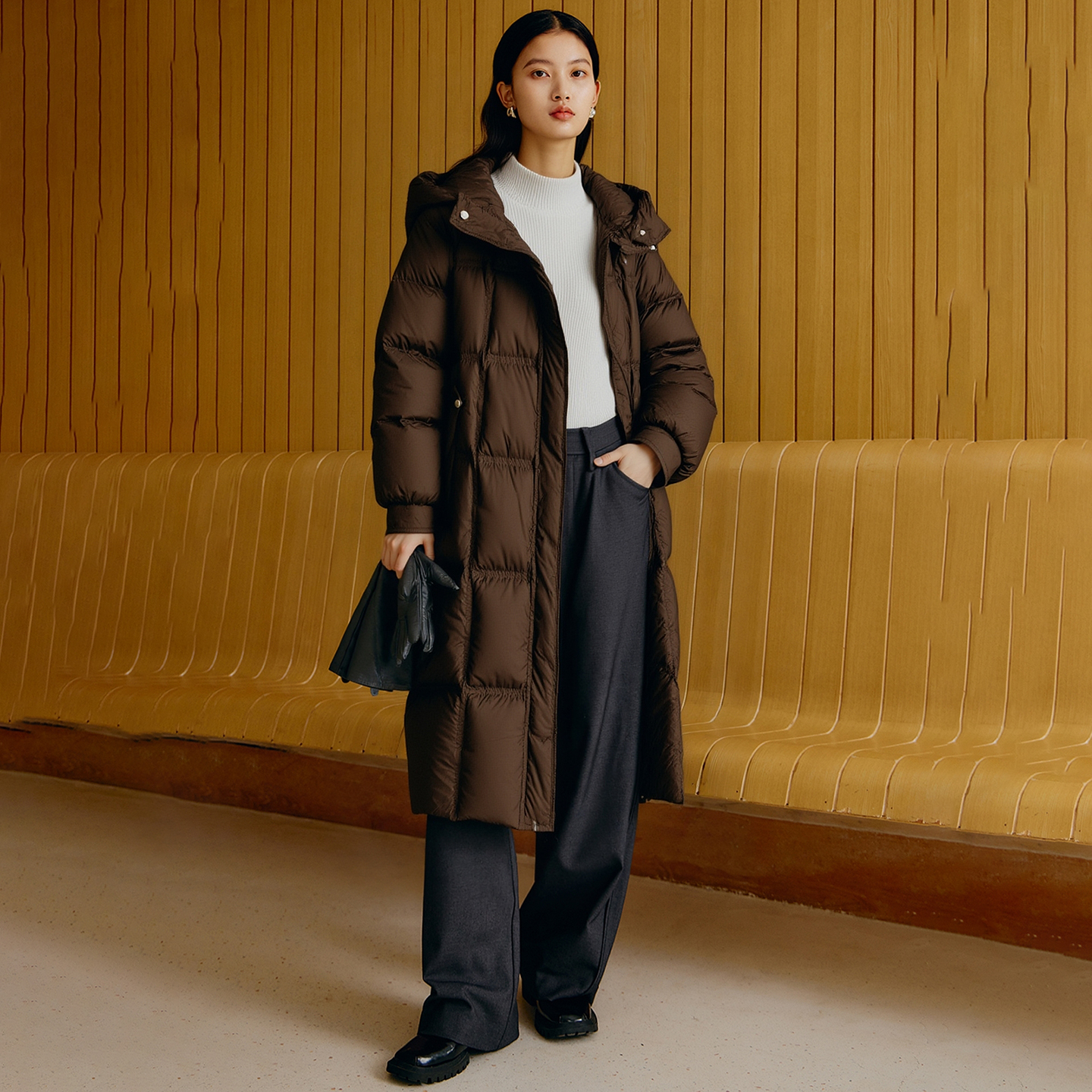 51160【纳系列】加厚连帽羽绒服254NWYRF002