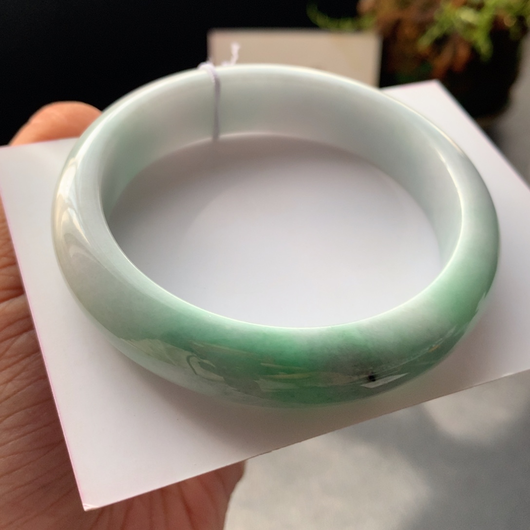 翡翠未镶嵌手镯16号56.2-13.3-8.1