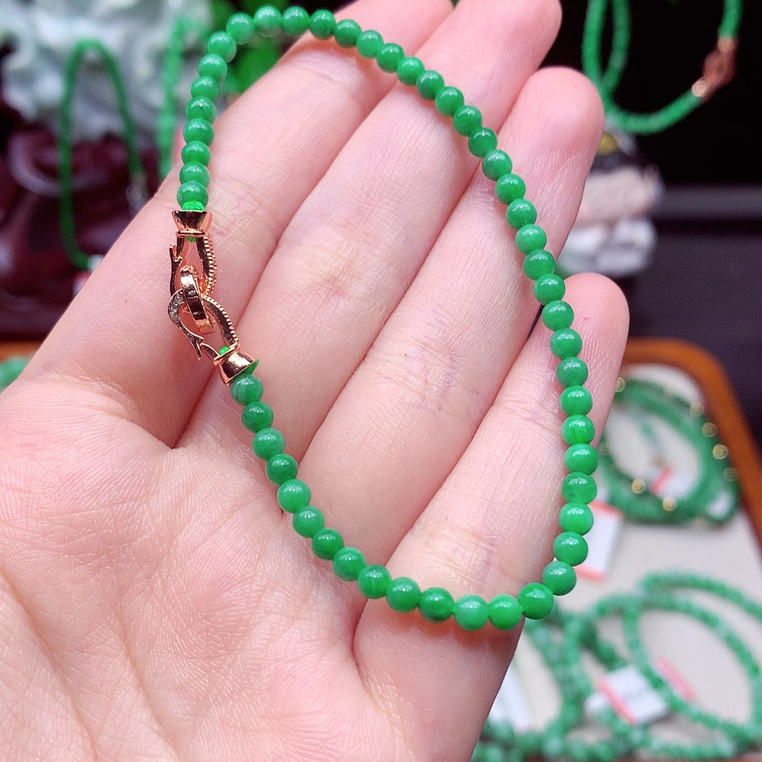 翡翠未镶嵌手链翡翠