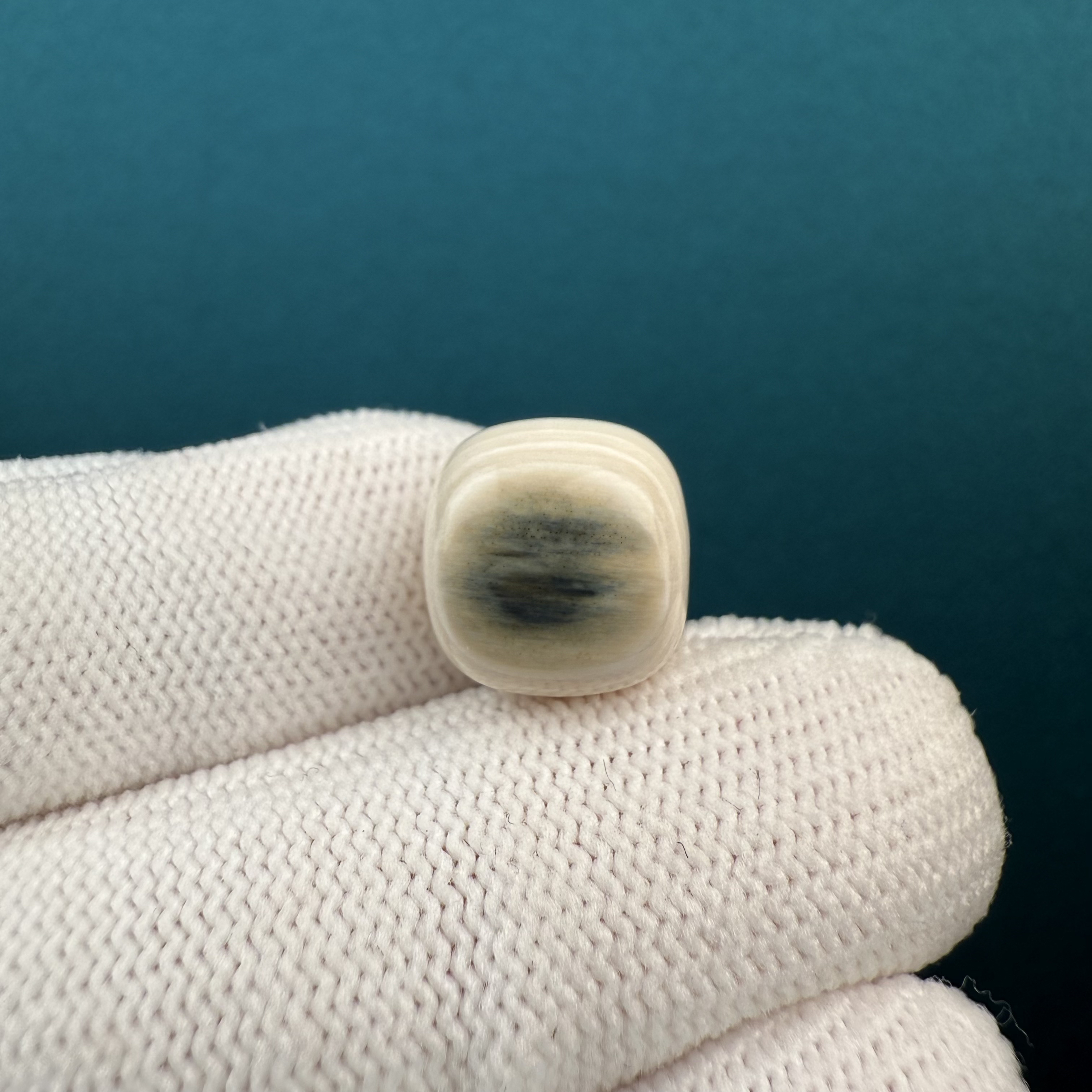 D30-95天然猛犸 蓝眼老型 12*11.6mm一物一图假一罚十