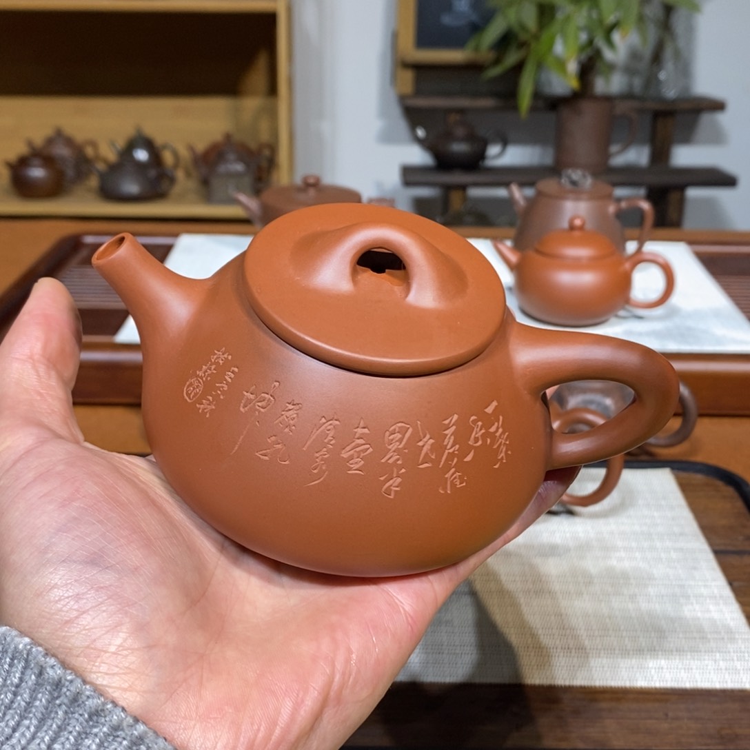 大*花大容量石瓢250ml纯手工制作