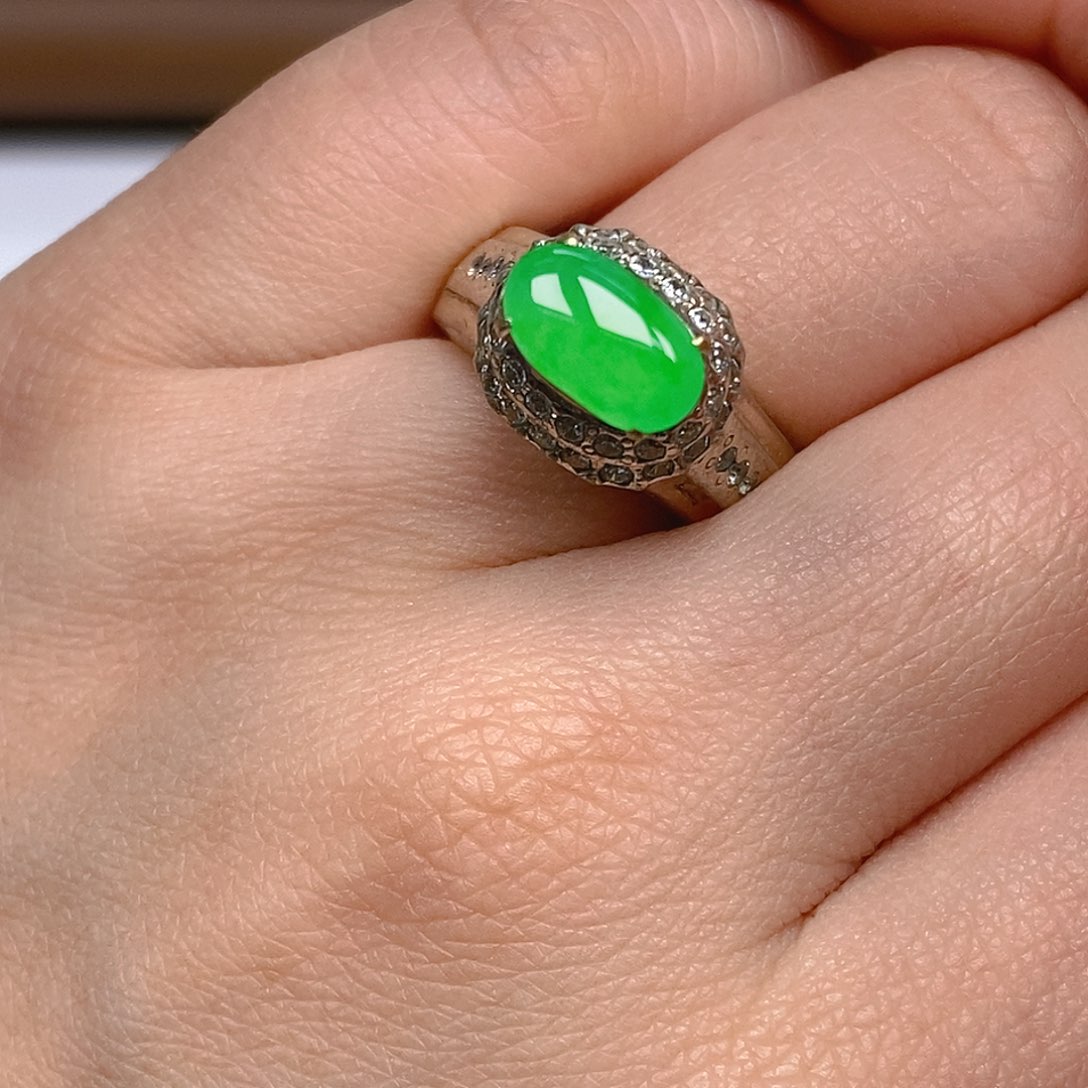 翡翠戒指未镶嵌张**✨翡翠