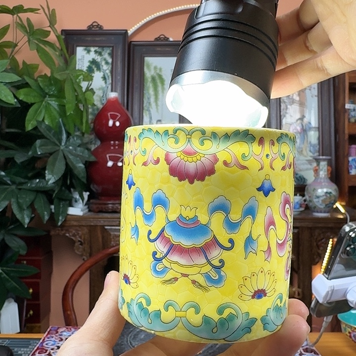 摆件陶景德镇陶瓷手笔筒