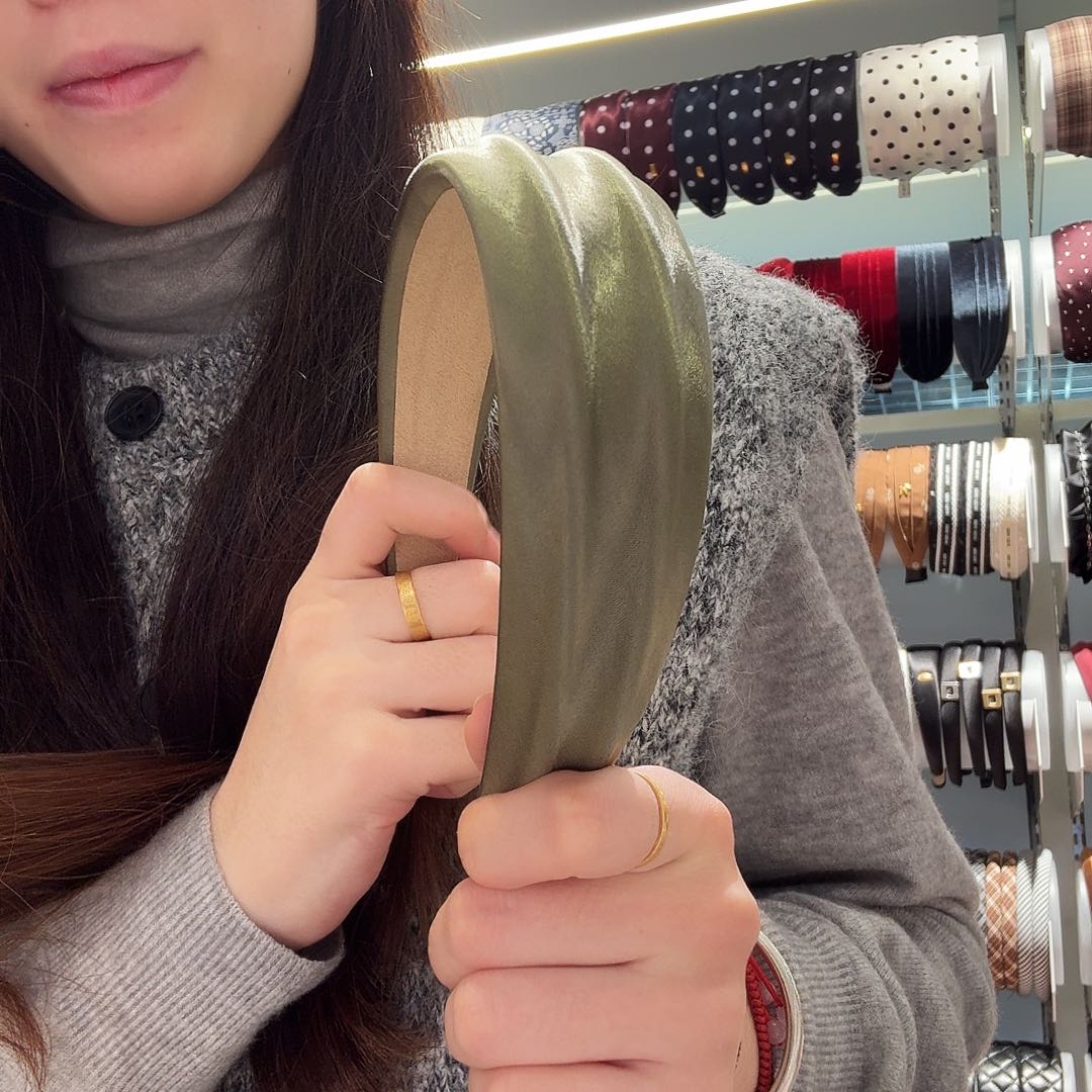 非金属绿色发箍高级