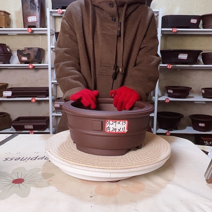 紫砂花盆紫砂花盆