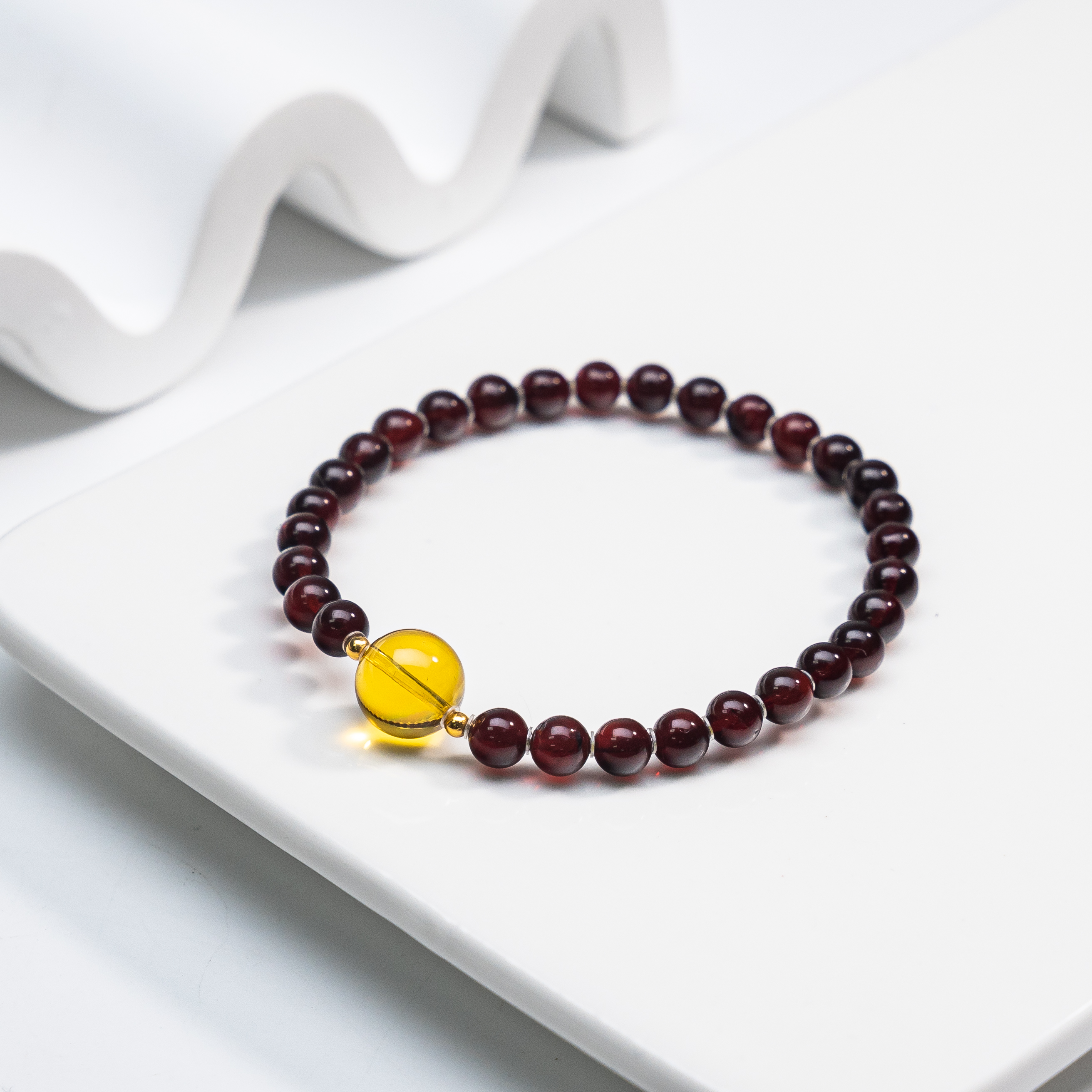 5mm全净水血珀单圈手串SDXP3701（多样性发其一）