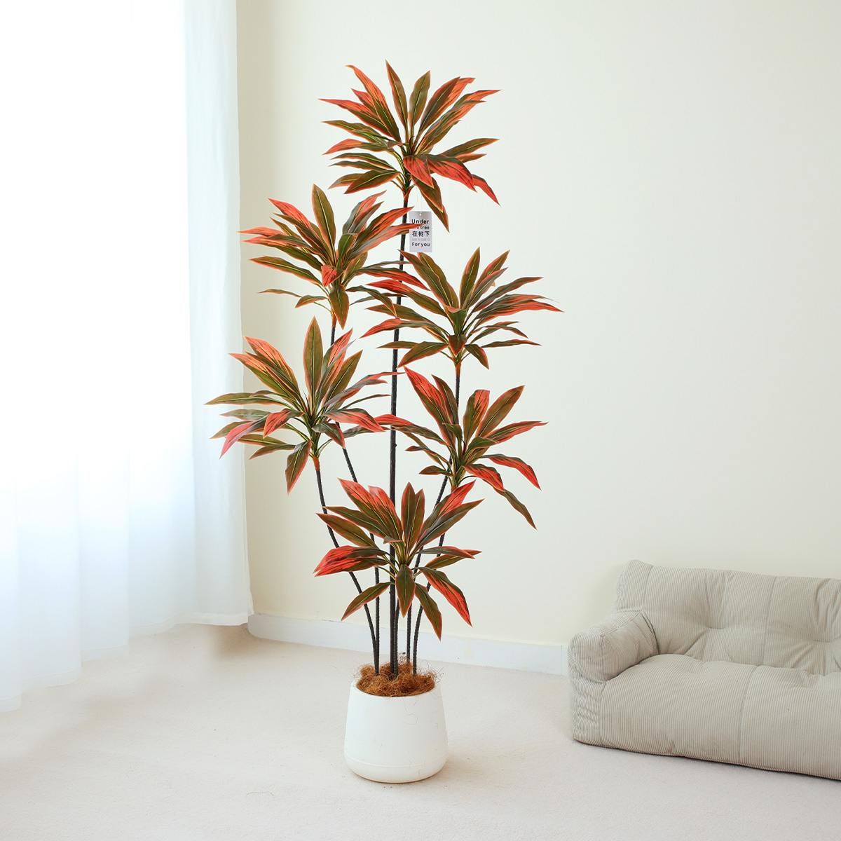 仿真巴西木植物朱蕉仿生绿植假盆景客厅室内装饰落地大盆栽摆件