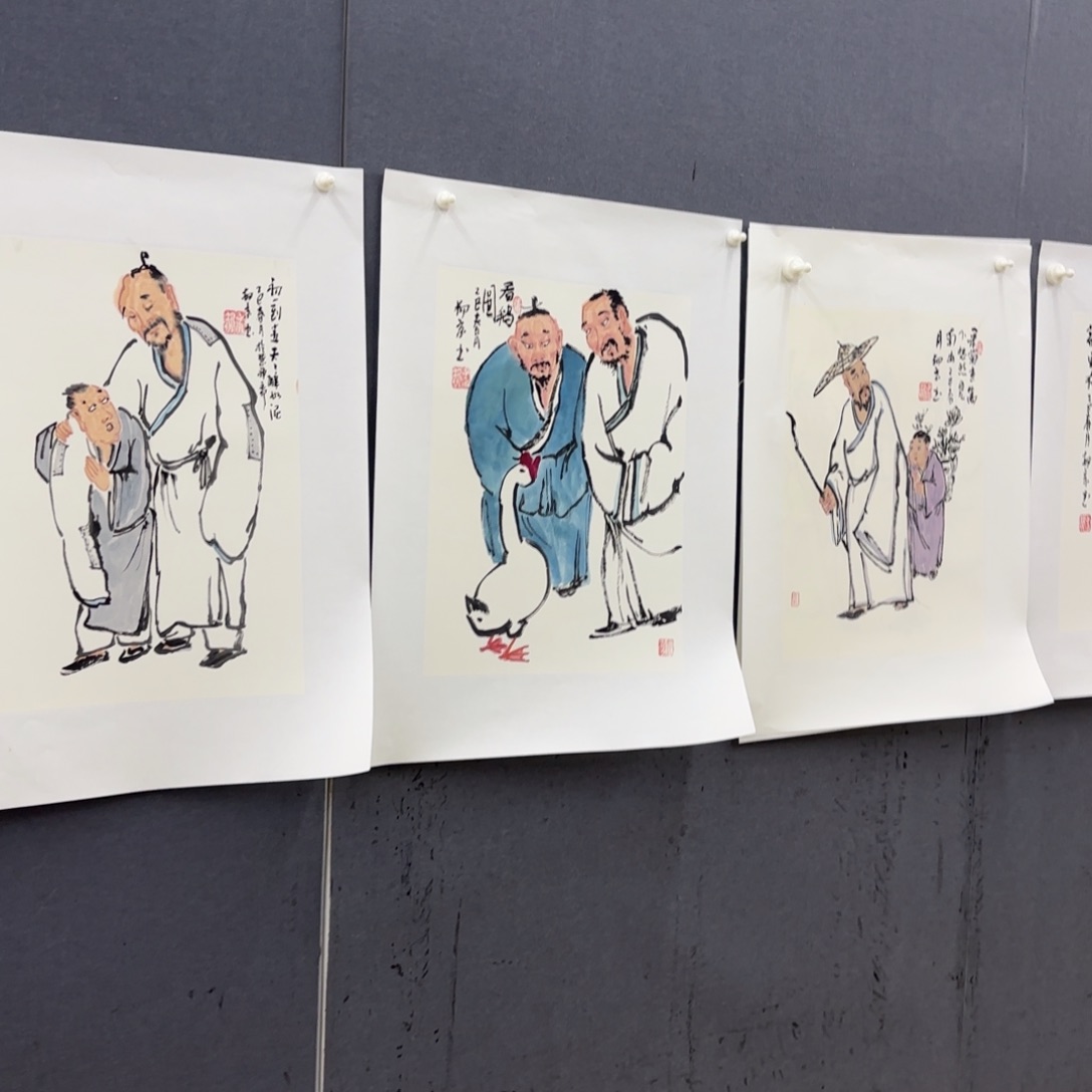 国画比**斯郝京35.45人物