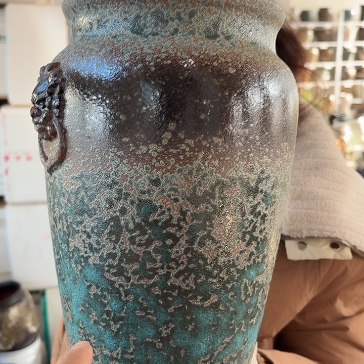 瑕疵高30口20花盆