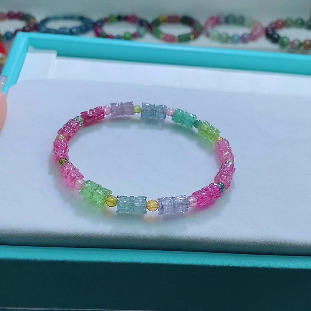 碧玺手链未镶嵌碧玺手链