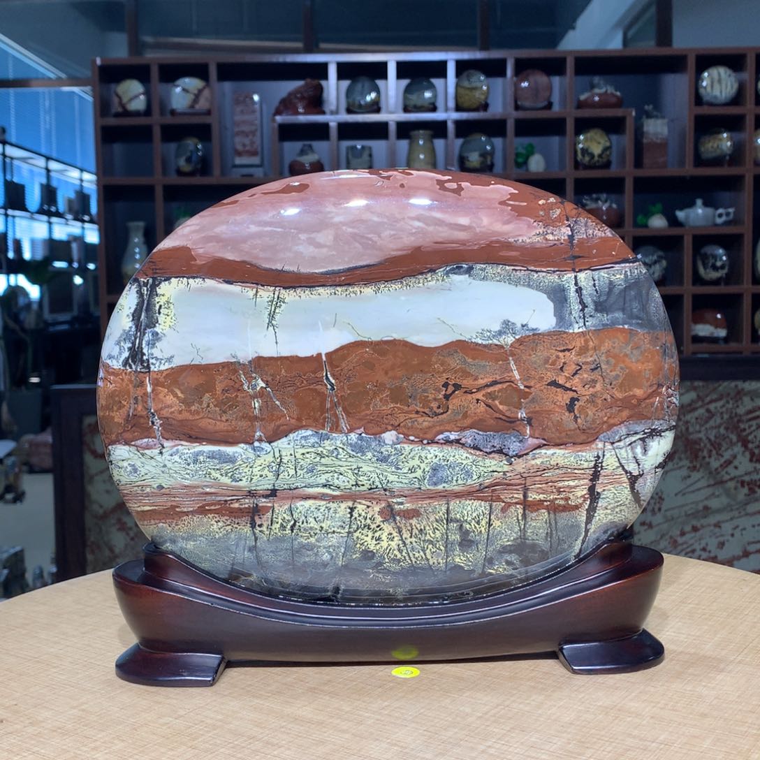 紫砂，广西国画石摆件，收藏观赏