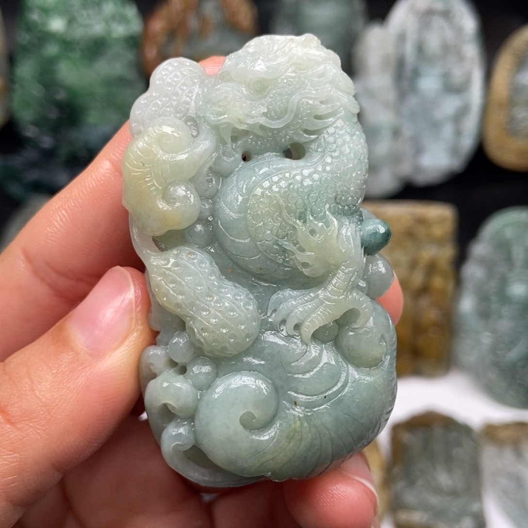 定制翡翠未镶嵌天然缅甸翡翠A货定制雕刻