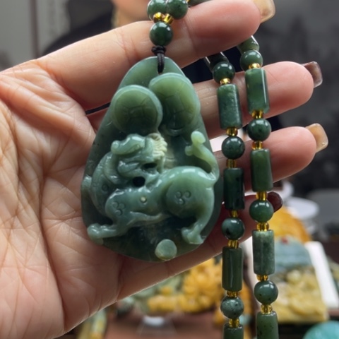 岫玉挂件未镶嵌挂件
