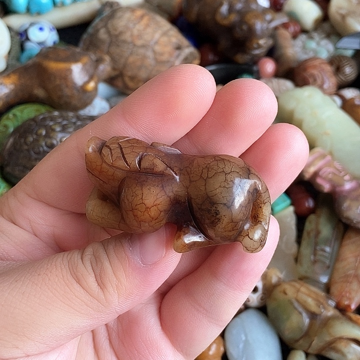 和田玉未镶嵌颈饰46