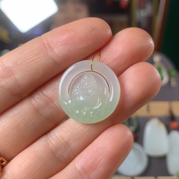 和田玉（青玉）未镶嵌颈饰