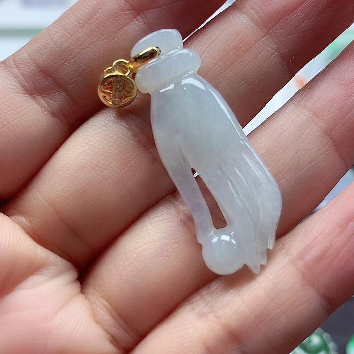 颈饰银S925镶嵌翡翠翡翠