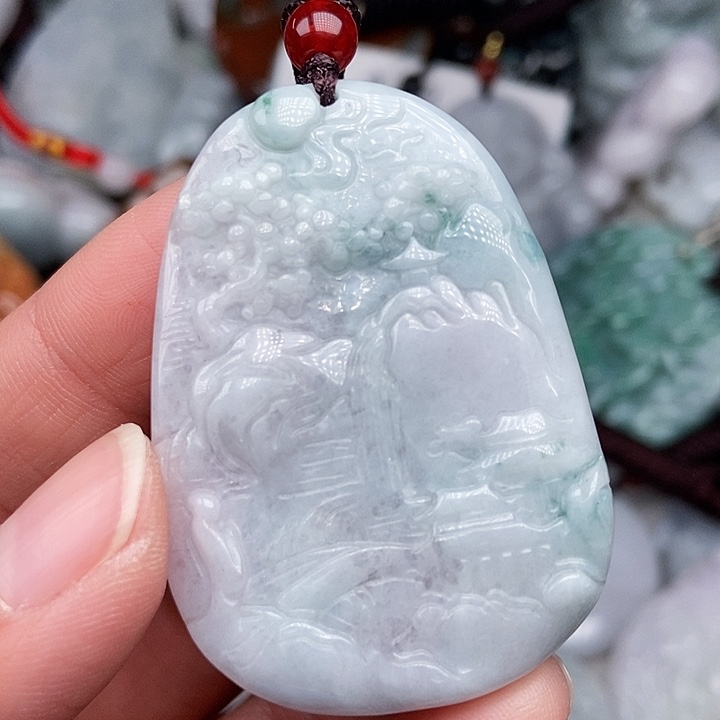 颈饰未镶嵌翡翠翡翠