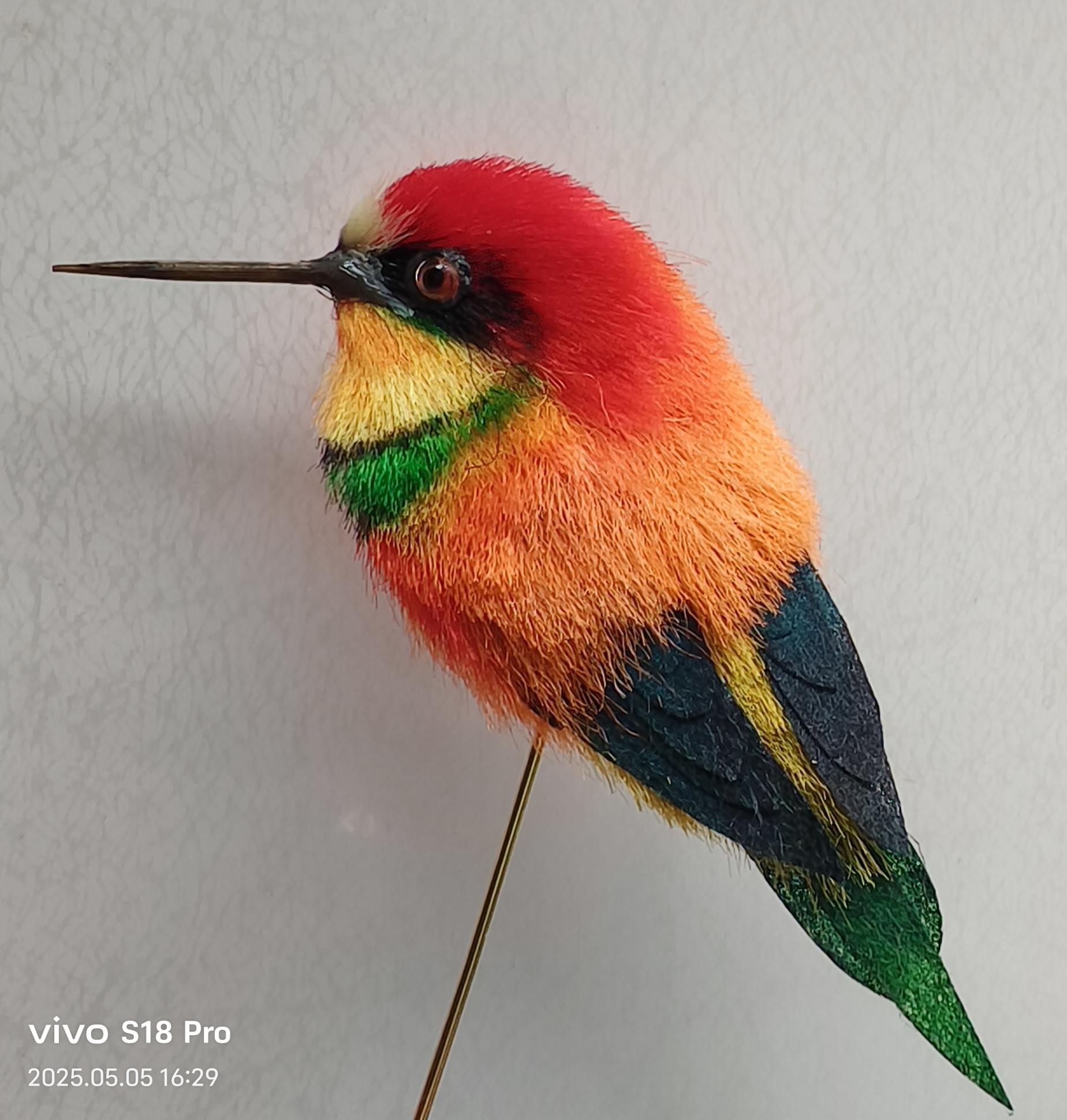 手工艺品蚕丝做的半立体的