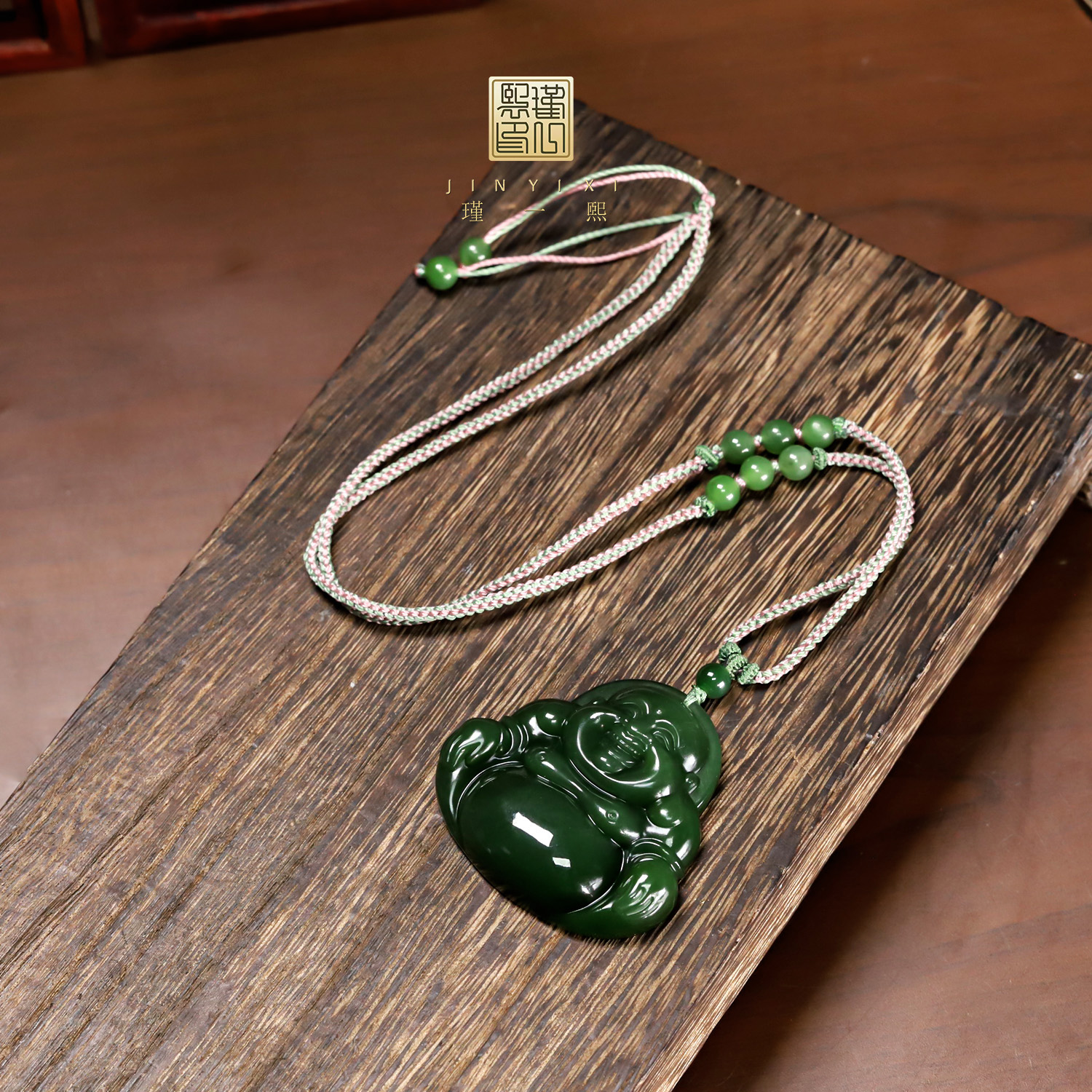 和田玉碧玉佛公吊坠DZ03多样性发其一