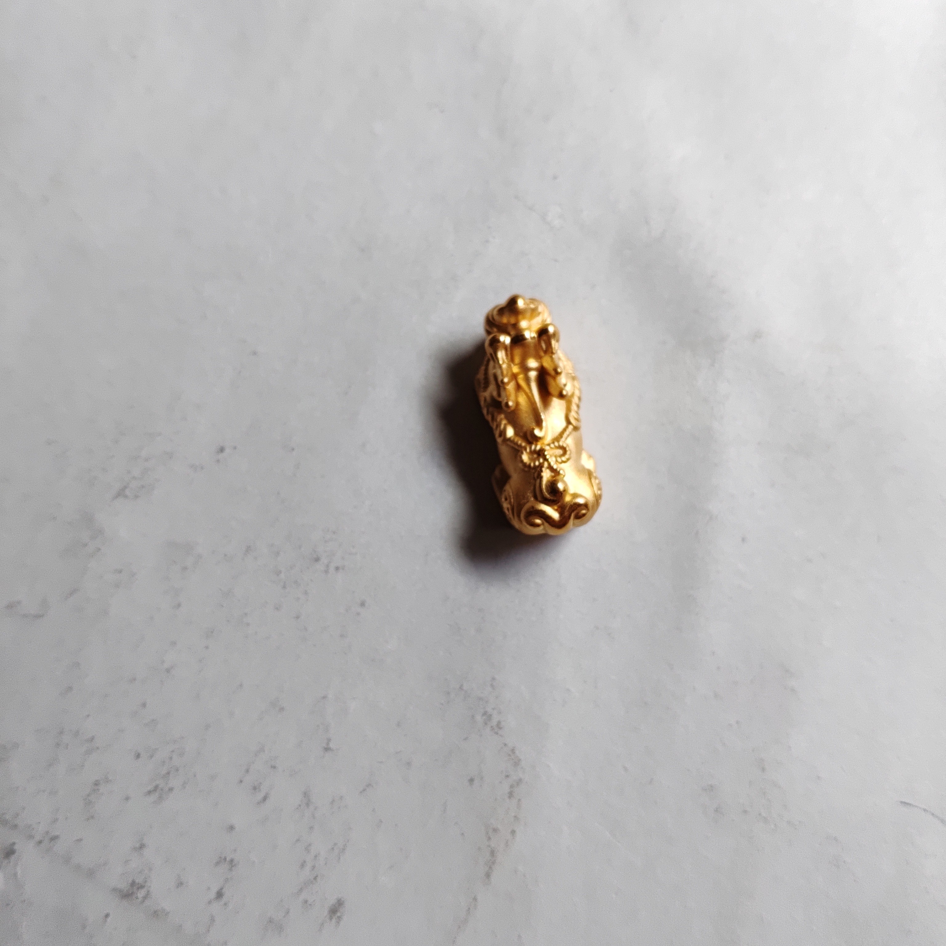 金元宝足金999貔貅珠子首饰