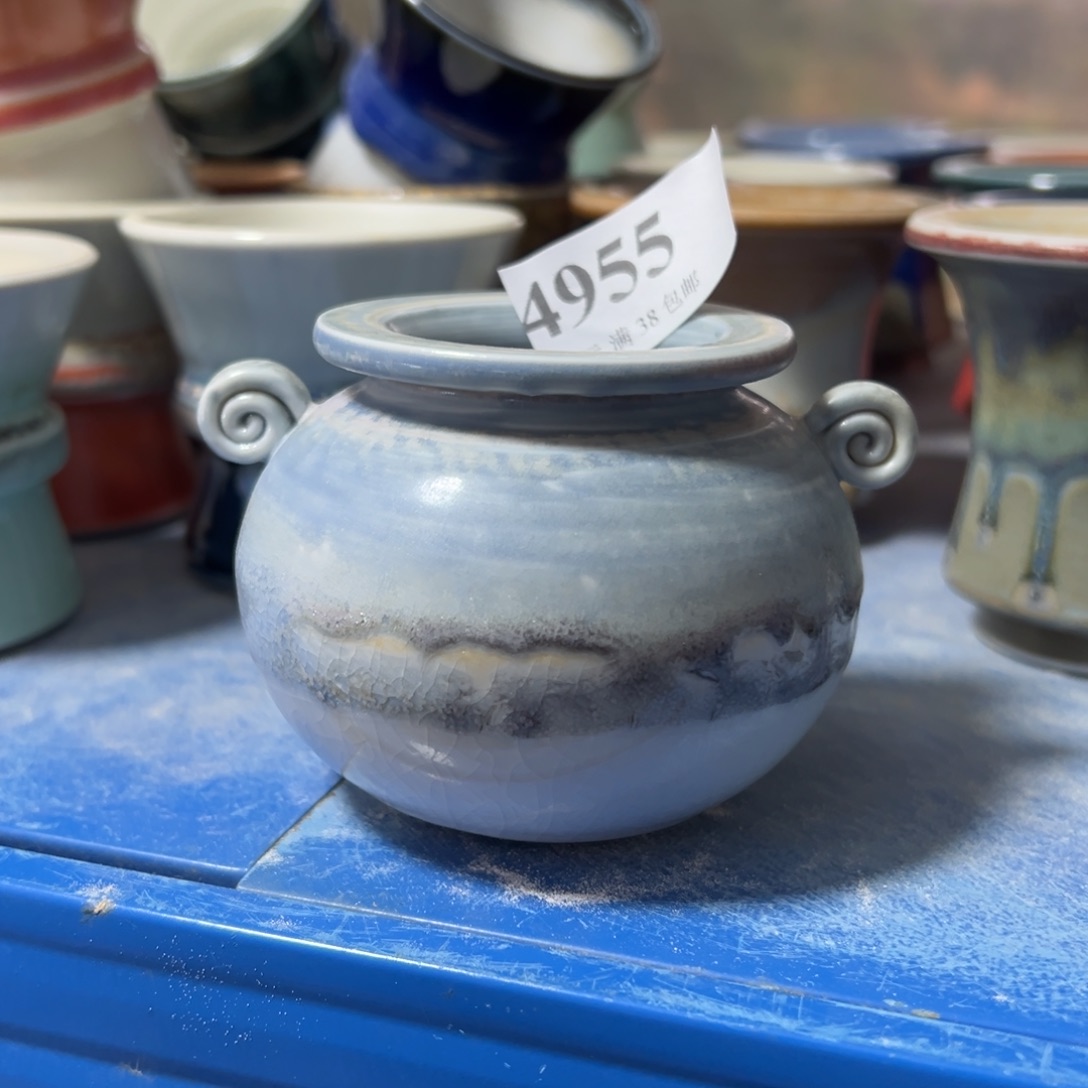 红陶景德镇手工花盆