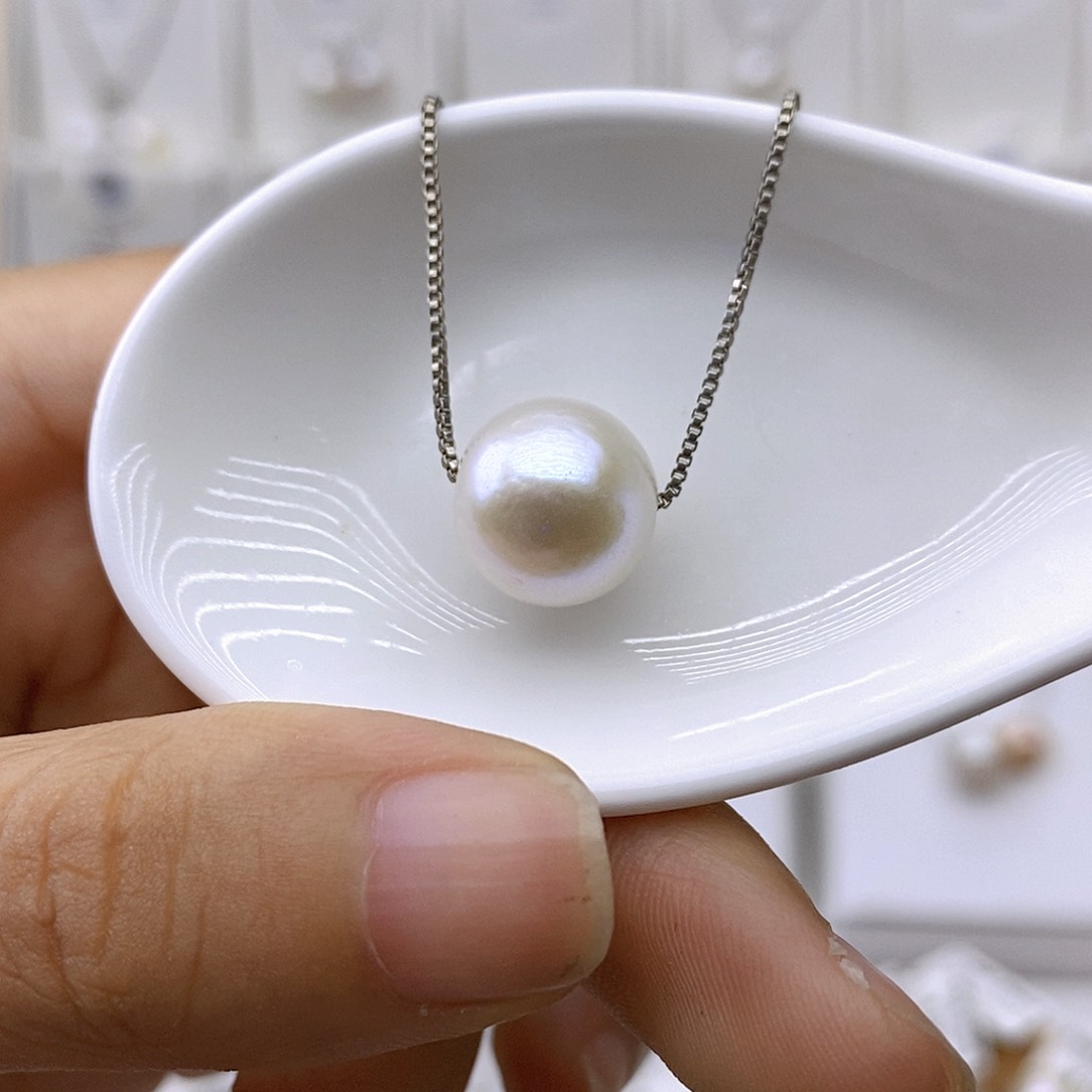 淡水珍珠未镶嵌吊坠(赠链)
