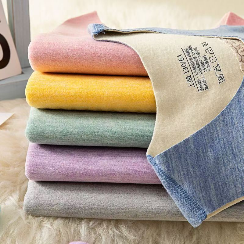 羊绒蚕丝儿童保暖背心无痕内穿发热男女宝宝马甲加厚小孩内衣