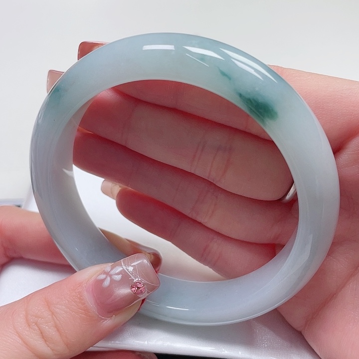 翡翠手镯未镶嵌缅甸61-62-63圈口完美