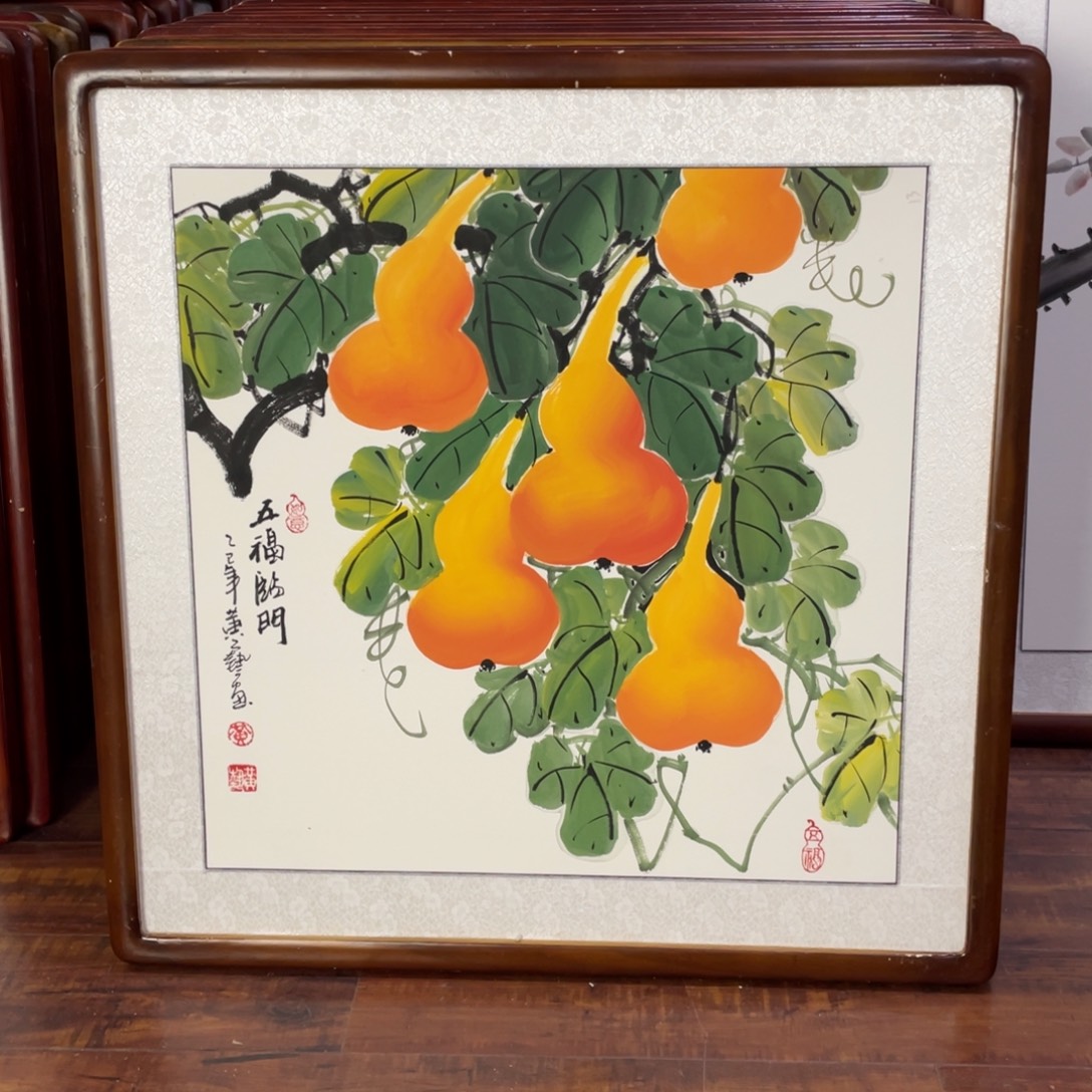 国画带框尺寸63*63厘米