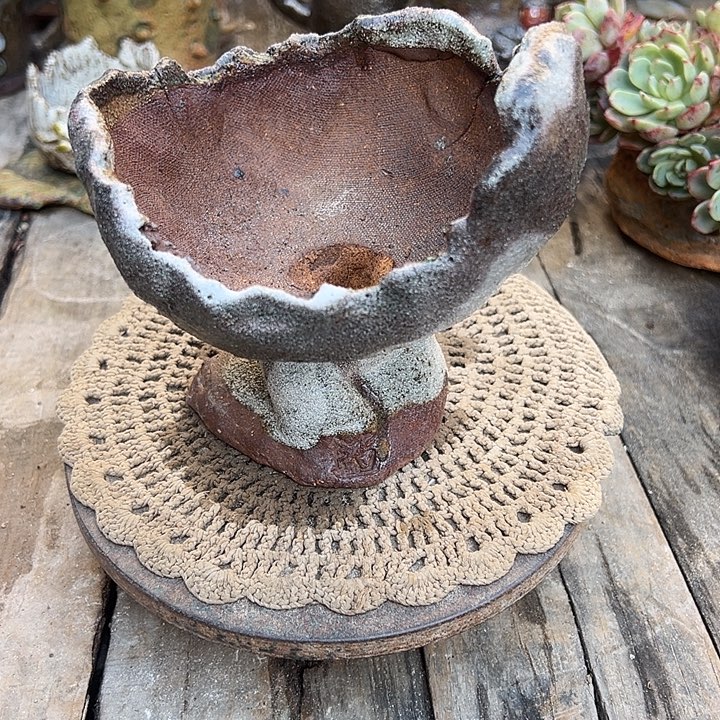 新店福利手工粗陶高温花盆