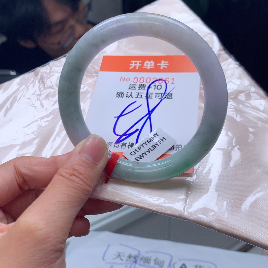翡翠未镶嵌手镯hc