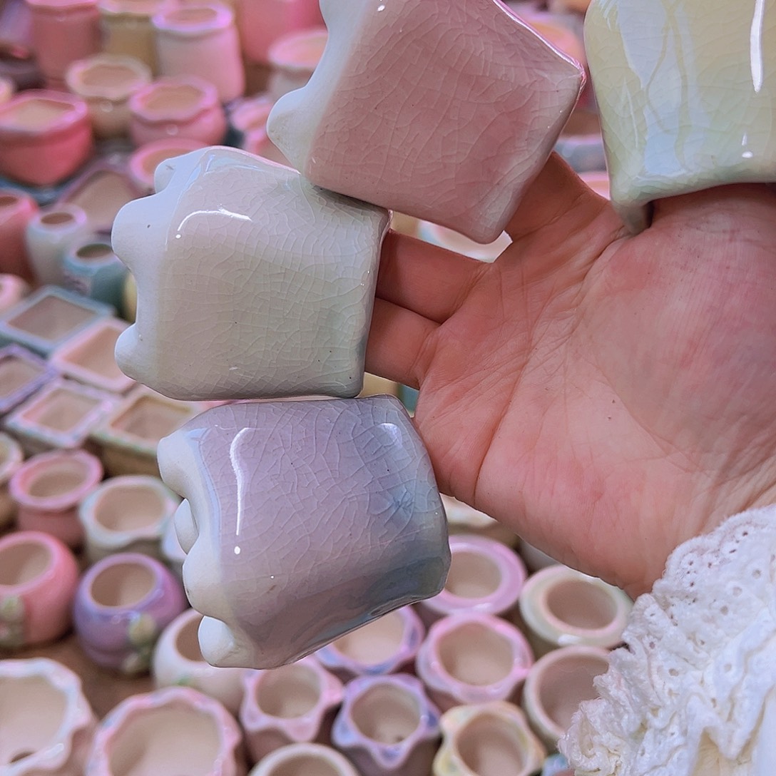 陶瓷花盆当场凑满12包邮