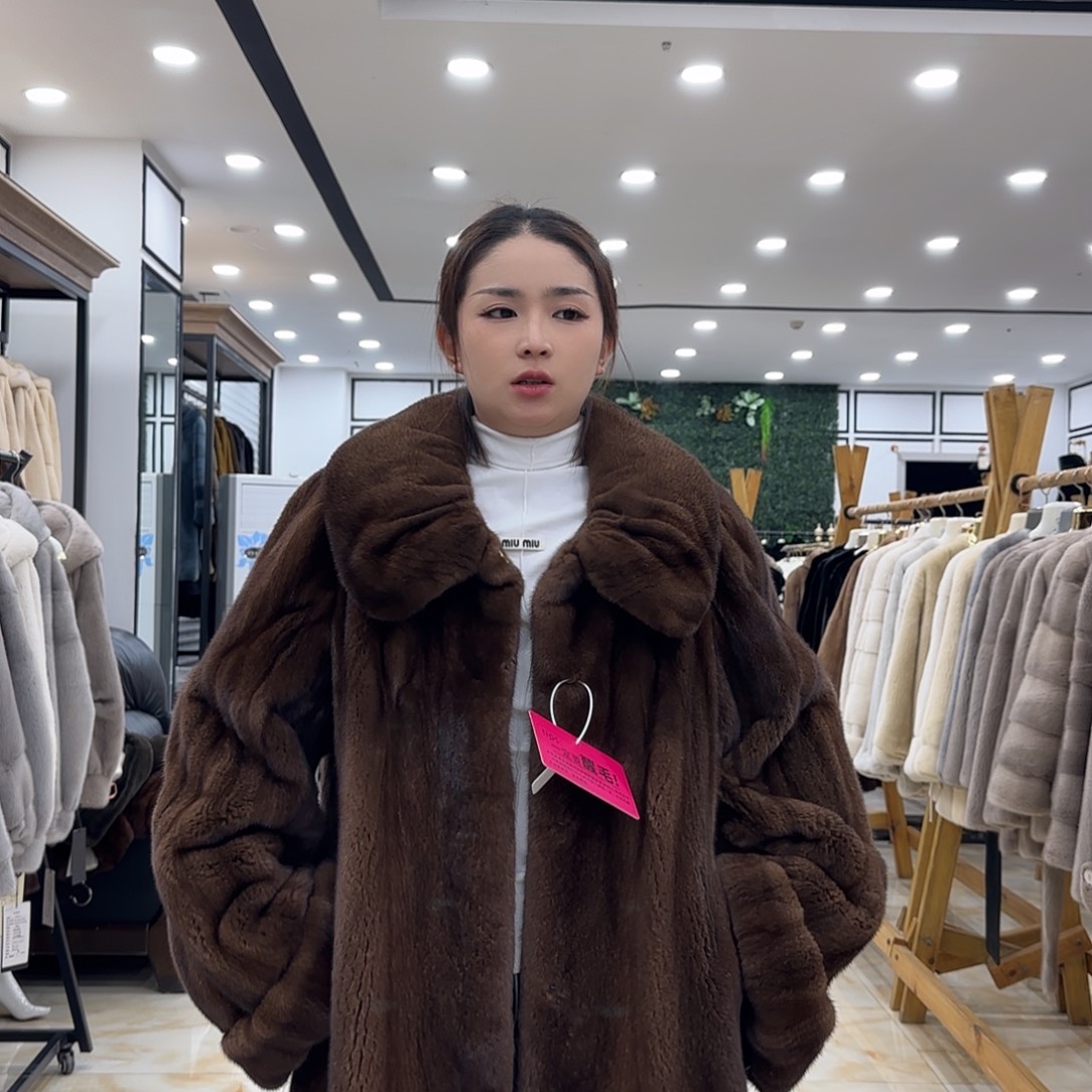 貂皮大衣外套韩版