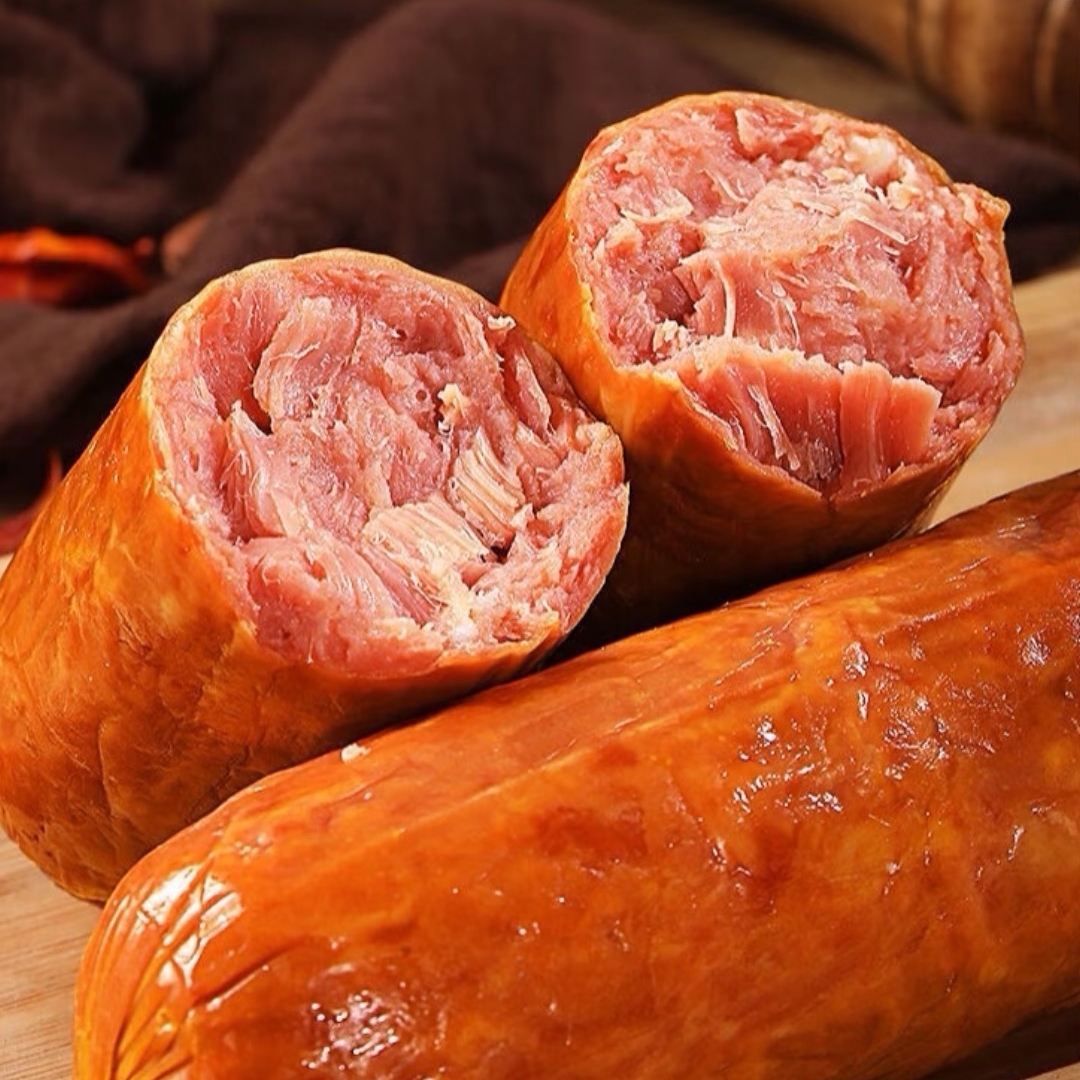 传统青岛老火腿工艺果木熏烤老味道火腿开袋即食