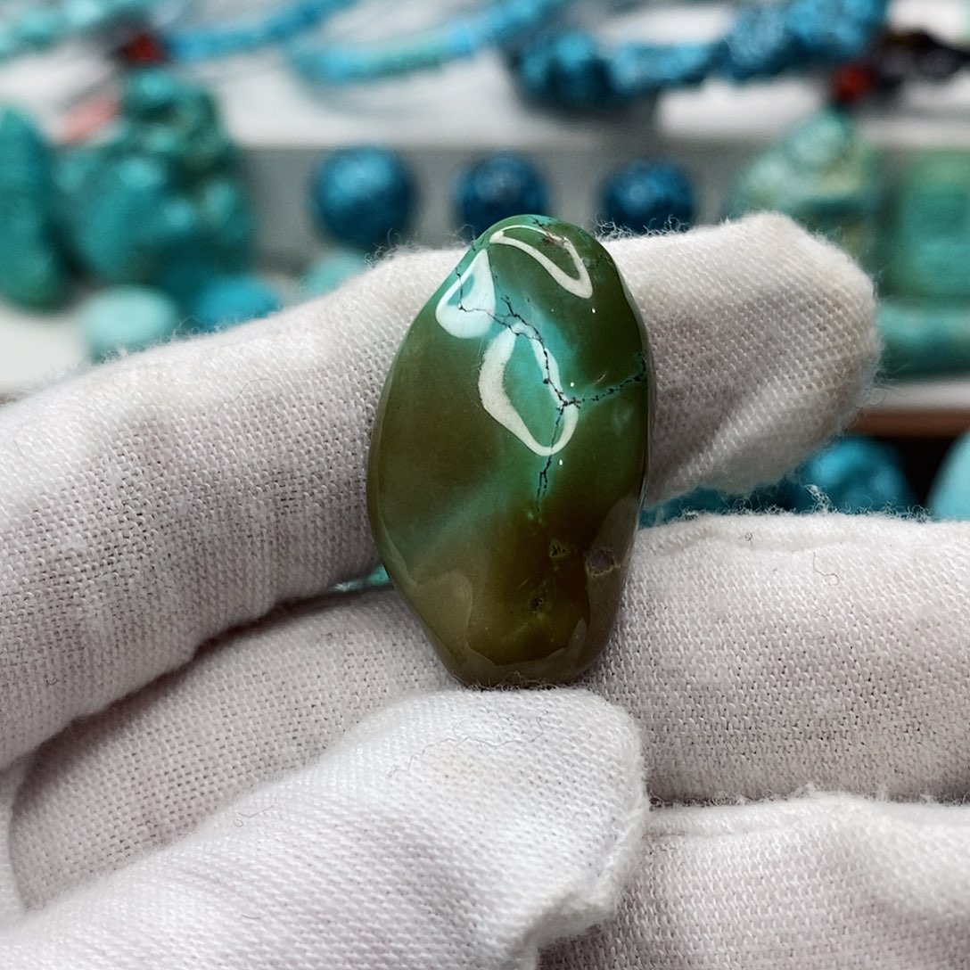 绿松石珠宝奇石未镶嵌