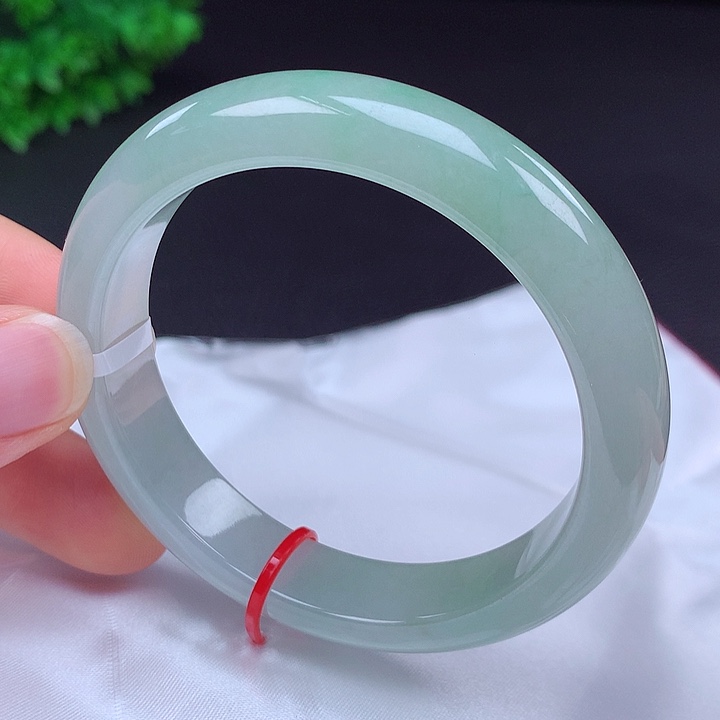 翡翠未镶嵌手镯57圈口432502