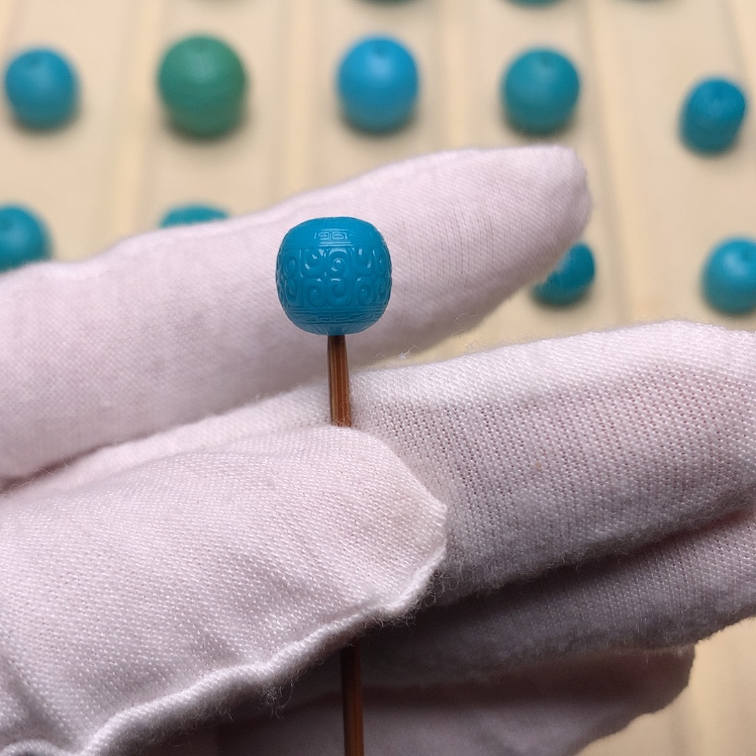 绿松石未镶嵌绿松石回纹9.4