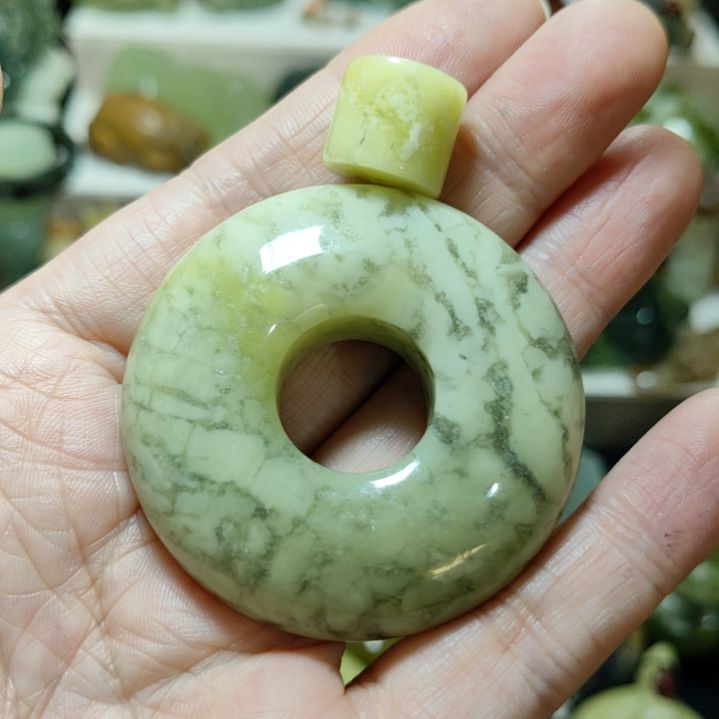 岫玉平安扣未镶嵌