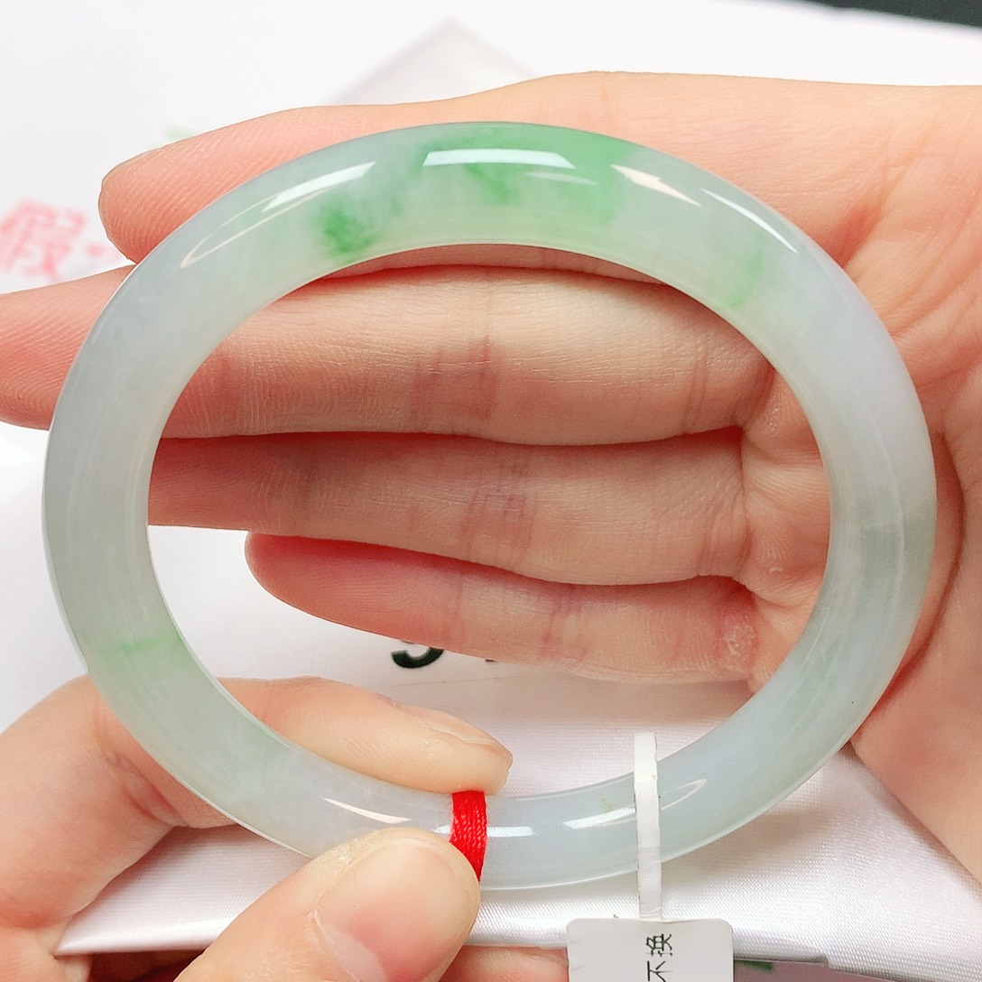 未镶嵌手镯翡翠翡翠手镯56圆