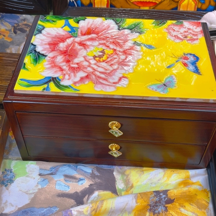 加大款瓷板画艺术作品双层