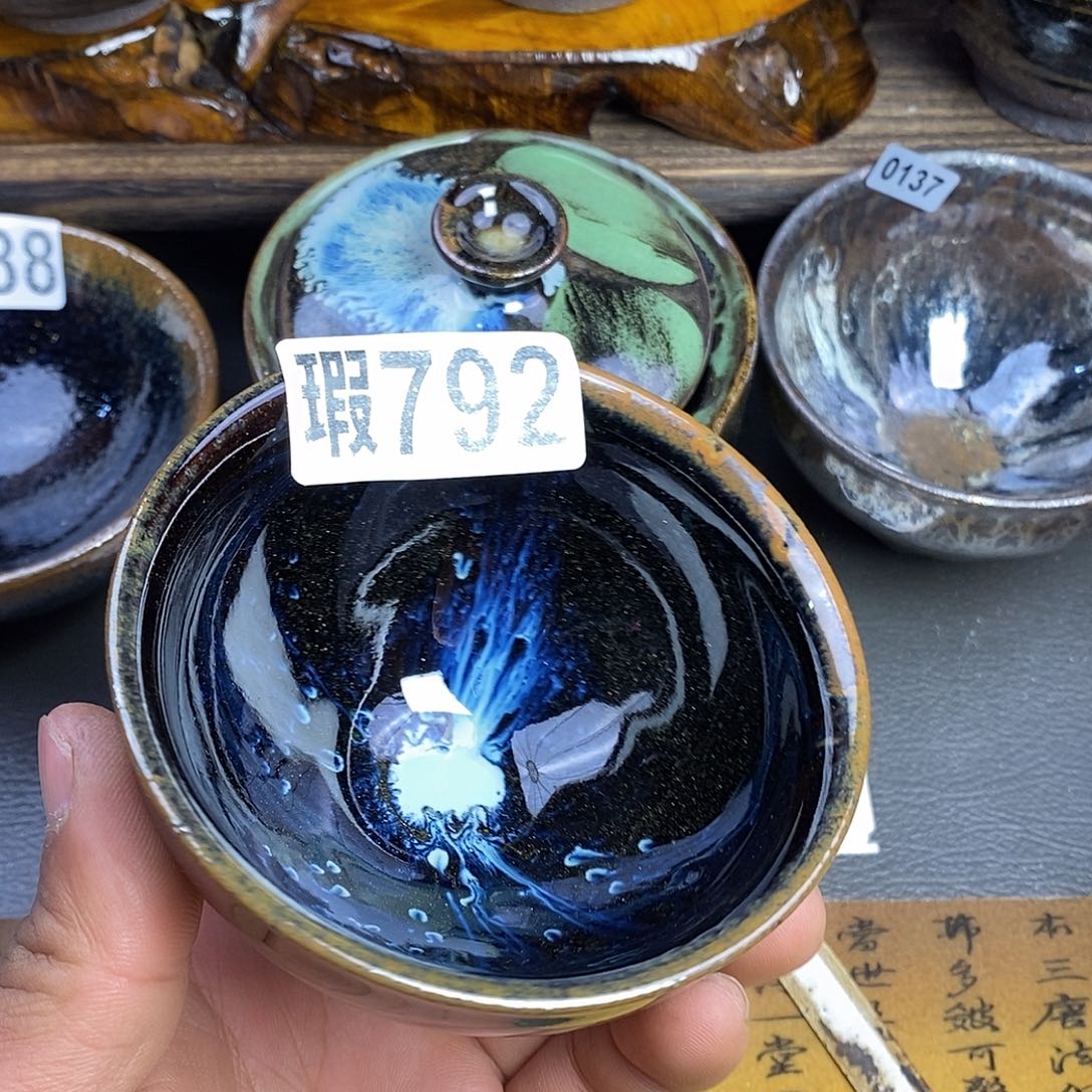 茶盏微瑕建盏主人杯子