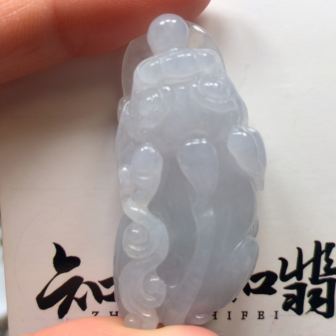 翡翠颈饰未镶嵌大貔貅吊坠