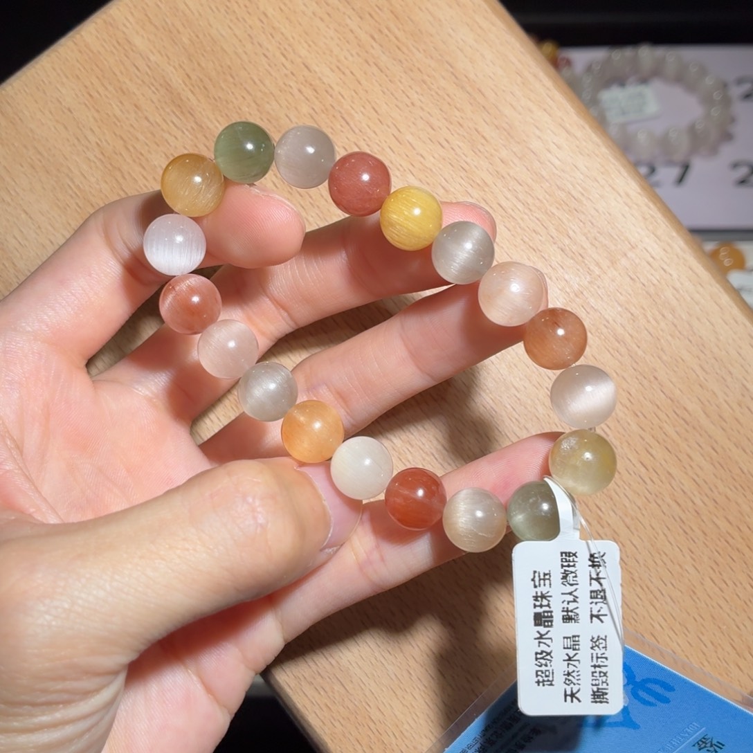 水晶手链未镶嵌222号多样性发一Q 10+