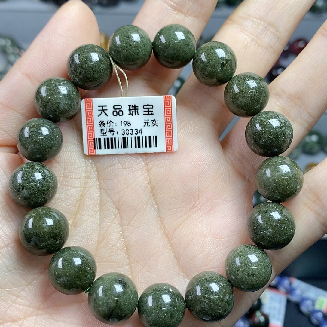 水晶手链未镶嵌绿幽灵30334