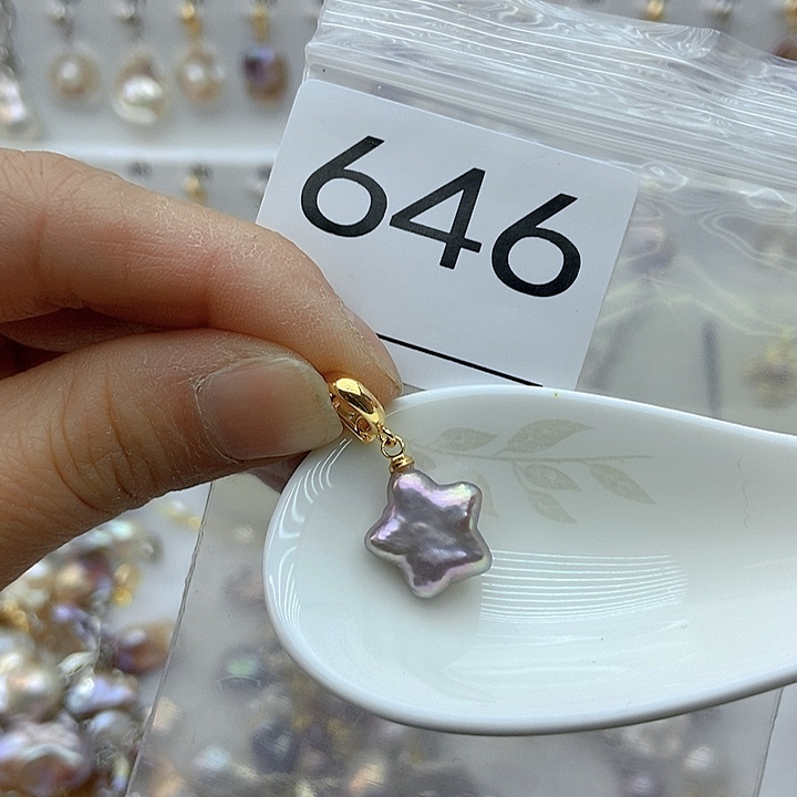 淡水珍珠颈饰银S925镶嵌